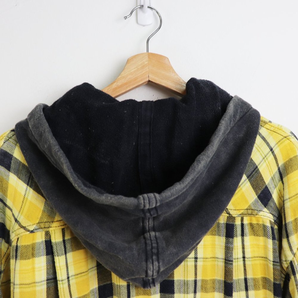 NWT Free People Calico Basin Plaid Jacket Yellow - Picture 7 of 8